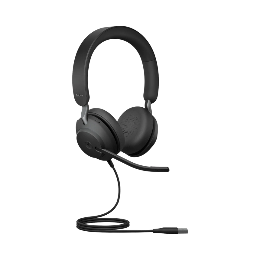 Jabra Evolve2 40 SE Mono Wired On-Ear Headset (Black) — Being Shipped
