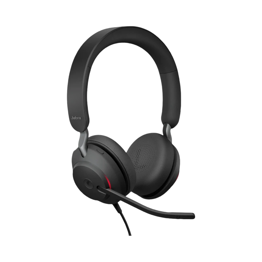 Jabra Evolve2 40 SE Mono Wired On-Ear Headset (Black) — Being Shipped
