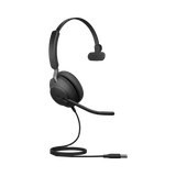 Jabra Evolve2 40 SE Mono Wired On-Ear Headset (Black) — Being Shipped