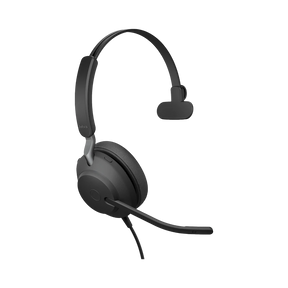 Jabra Evolve2 40 SE Mono Wired On-Ear Headset (Black) — Being Shipped