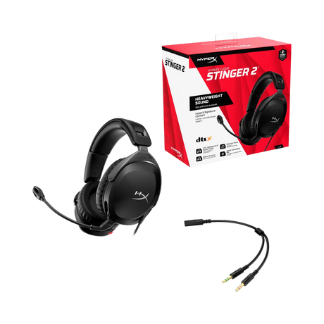 HyperX Cloud Stinger 2 Wired Gaming Headset (Black) — Being Shipped