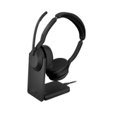 Jabra Evolve2 55 Link380c USB-C Stereo Wireless Headset with Stand (Black) — Being Shipped