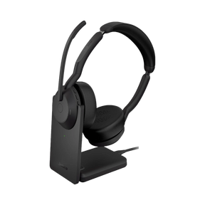 Jabra Evolve2 55 Link380c USB-C Stereo Wireless Headset with Stand (Black) — Being Shipped
