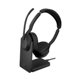 Jabra Evolve2 55 Link380a USB-A Stereo Wireless Headset with Stand (Black) — Being Shipped