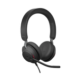 Jabra Evolve2 40 SE Stereo Wired On-Ear Headset (Black) — Being Shipped