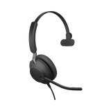 Jabra Evolve2 40 SE Mono Wired On-Ear Headset (Black) — Being Shipped