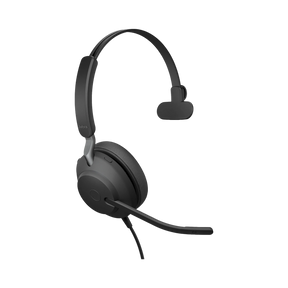 Jabra Evolve2 40 SE Mono Wired On-Ear Headset (Black) — Being Shipped