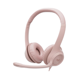 Logitech USB Headset H390 (Rose) — Being Shipped