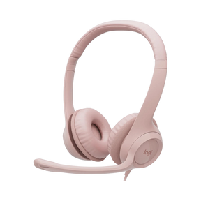 Logitech USB Headset H390 (Rose) — Being Shipped
