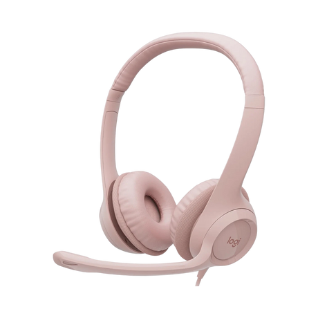 Logitech USB Headset H390 (Rose) — Being Shipped