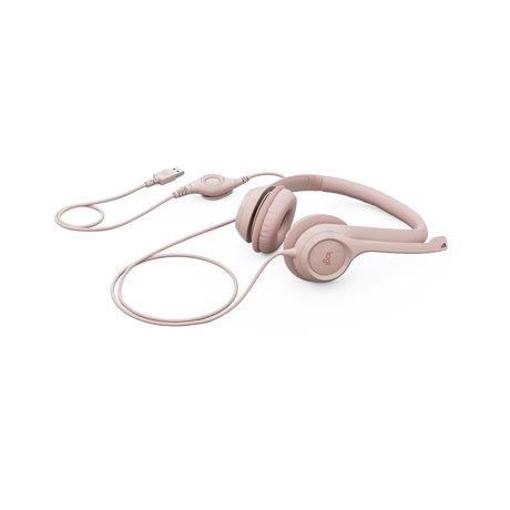 Logitech USB Headset H390 (Rose) — Being Shipped
