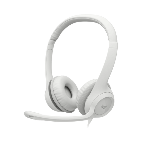 Logitech USB Headset H390 (Off-White) — Being Shipped