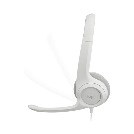 Logitech USB Headset H390 (Off-White) — Being Shipped