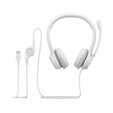 Logitech USB Headset H390 (Off-White) — Being Shipped