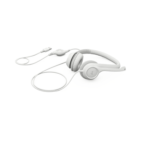 Logitech USB Headset H390 (Off-White) — Being Shipped