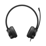 Lenovo USB-A Wired Stereo On-Ear Headset (Black) — Being Shipped