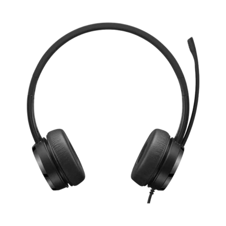 Lenovo USB-A Wired Stereo On-Ear Headset (Black) — Being Shipped