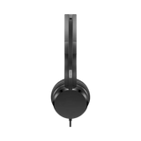 Lenovo USB-A Wired Stereo On-Ear Headset (Black) — Being Shipped