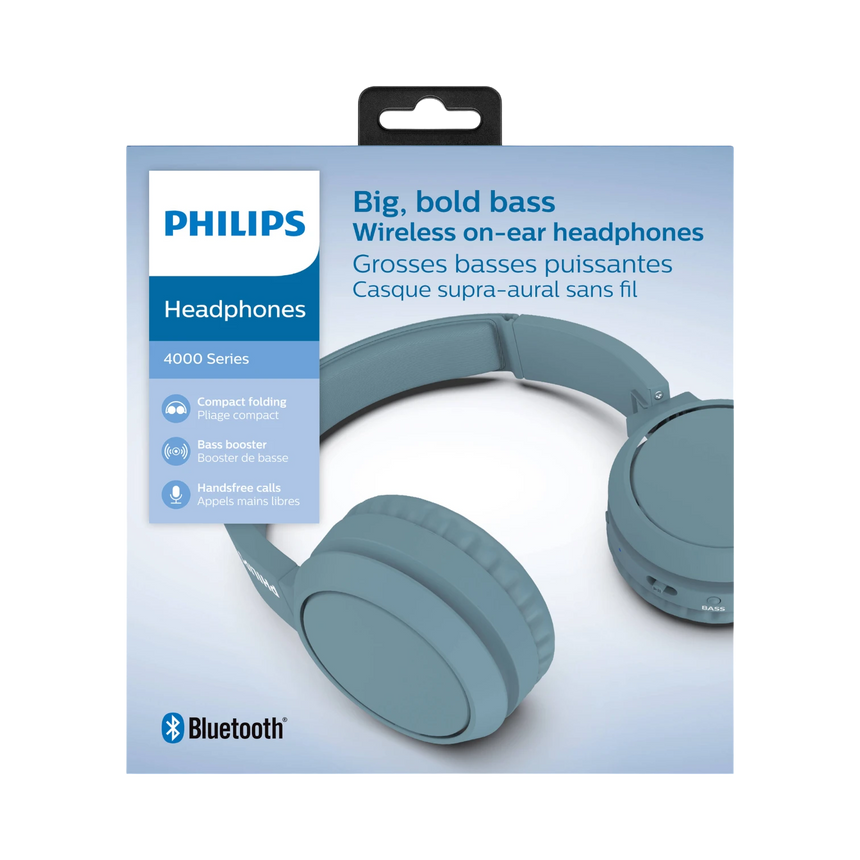 Philips TAH4205 Wireless On-Ear Headphones (Blue) — Being Shipped