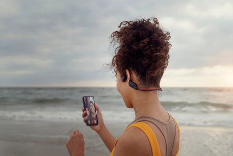 Philips TAA7607 Wireless Sport Bone-Conduction Neckband Headphones (Black) — Being Shipped