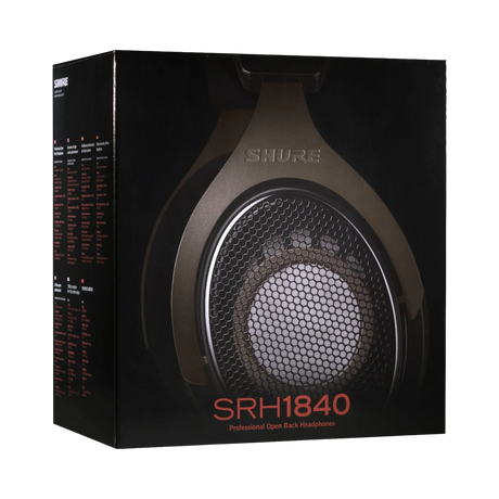 Shure SRH1840 Open-Back Over-Ear Headphones — Being Shipped