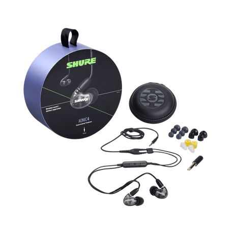 Shure AONIC 4 Sound-Isolating Earphones (Black) — Being Shipped