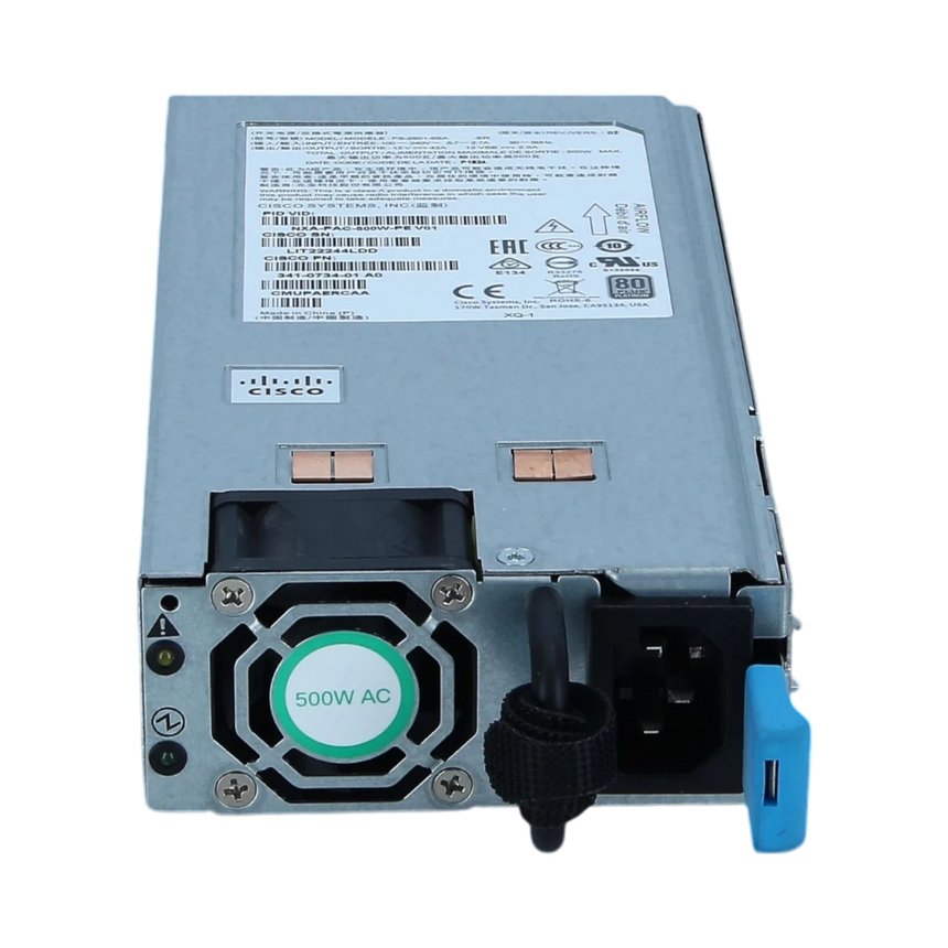 Cisco Nexus 500W AC Power Supply with Port-Side Exhaust — Being Shipped