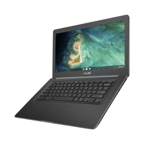 ASUS Chromebook C403 14" Rugged Laptop, Intel Celeron N3350, 4GB RAM, 32GB eMMC — Being Shipped