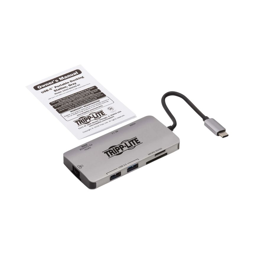 Tripp Lite 4K HDMI USB 3.x (5Gbps) USB-A/C Hub Ports USB-C Dock — Being Shipped