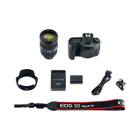 Canon EOS 5D Mark IV DSLR Camera with 24-105mm f/4L II Lens — Being Shipped