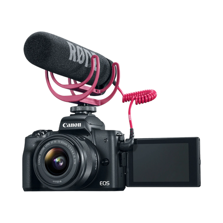 Canon EOS M50 Mirrorless Camera with 15-45mm Lens Video Creator Kit (Black) — Being Shipped