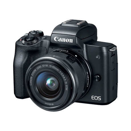 Canon EOS M50 Mirrorless Camera with 15-45mm Lens Video Creator Kit (Black) — Being Shipped