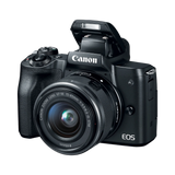 Canon EOS M50 Mirrorless Camera with 15-45mm Lens Video Creator Kit (Black) — Being Shipped