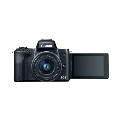 Canon EOS M50 Mirrorless Camera with 15-45mm Lens Video Creator Kit (Black) — Being Shipped