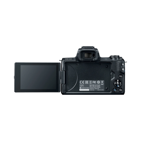 Canon EOS M50 Mirrorless Camera with 15-45mm Lens Video Creator Kit (Black) — Being Shipped