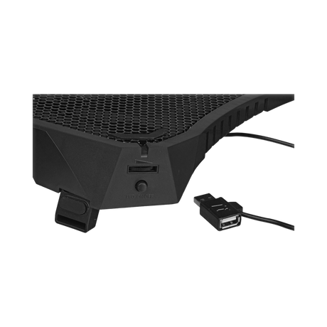 Thermaltake Massive V20 200mm LED Fan Notebook Cooler (Black) — Being Shipped