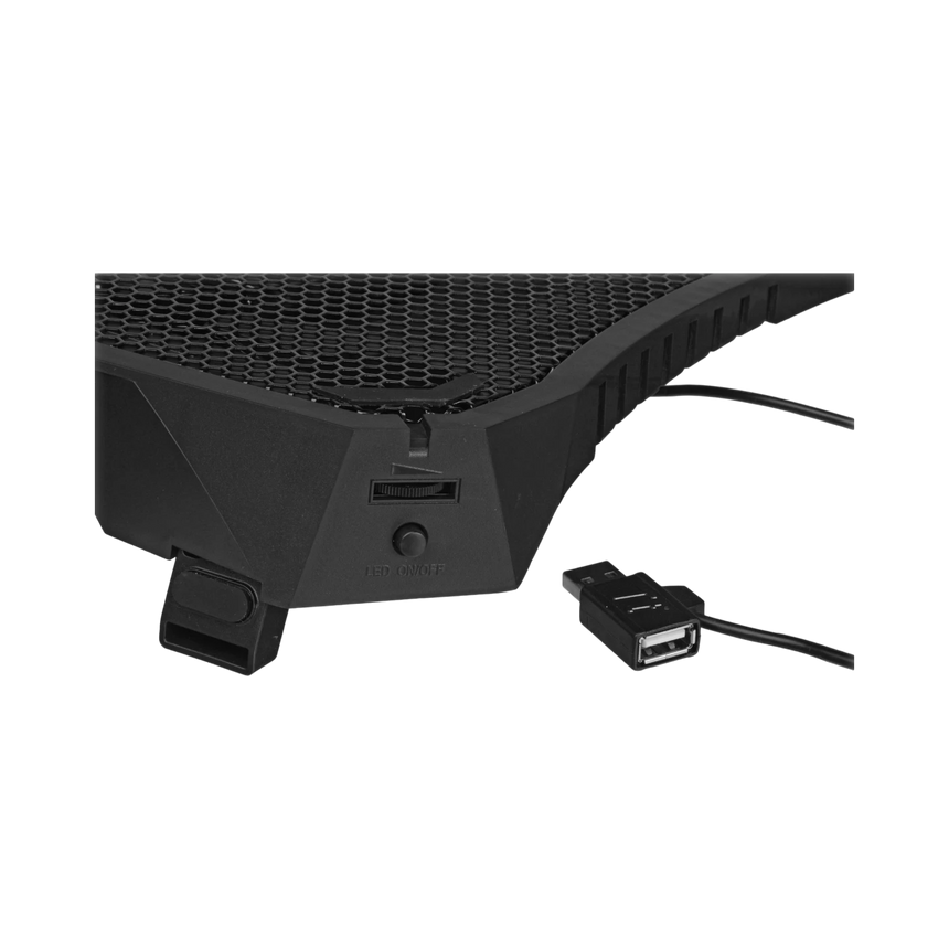 Thermaltake Massive V20 200mm LED Fan Notebook Cooler (Black) — Being Shipped