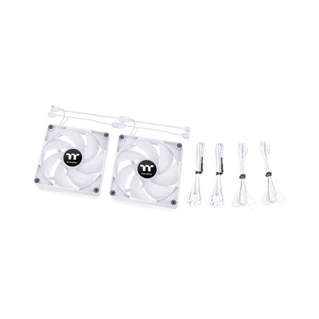 Thermaltake CT140 PC ARGB 2-Pack Cooling Fan (White) — Being Shipped