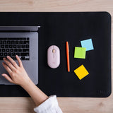Mobile Pixels Anti-Slip PU Leather Desk Pad (Graphite Black) — Being Shipped
