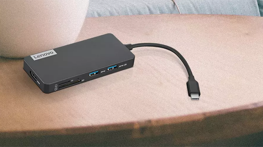 Lenovo USB-C 7-in-1 Hub with HDMI & SD Card Reader — Being Shipped
