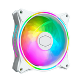 Cooler Master MasterFan MF120 Halo 3-Pack RGB 120mm Fan (White) — Being Shipped