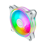 Cooler Master MasterFan MF120 Halo 3-Pack RGB 120mm Fan (White) — Being Shipped