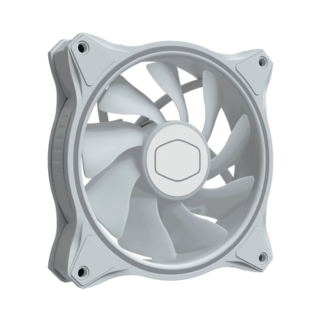Cooler Master MasterFan MF120 Halo 3-Pack RGB 120mm Fan (White) — Being Shipped
