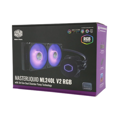 Cooler Master MasterLiquid ML240L V2 RGB CPU Liquid Cooler — Being Shipped
