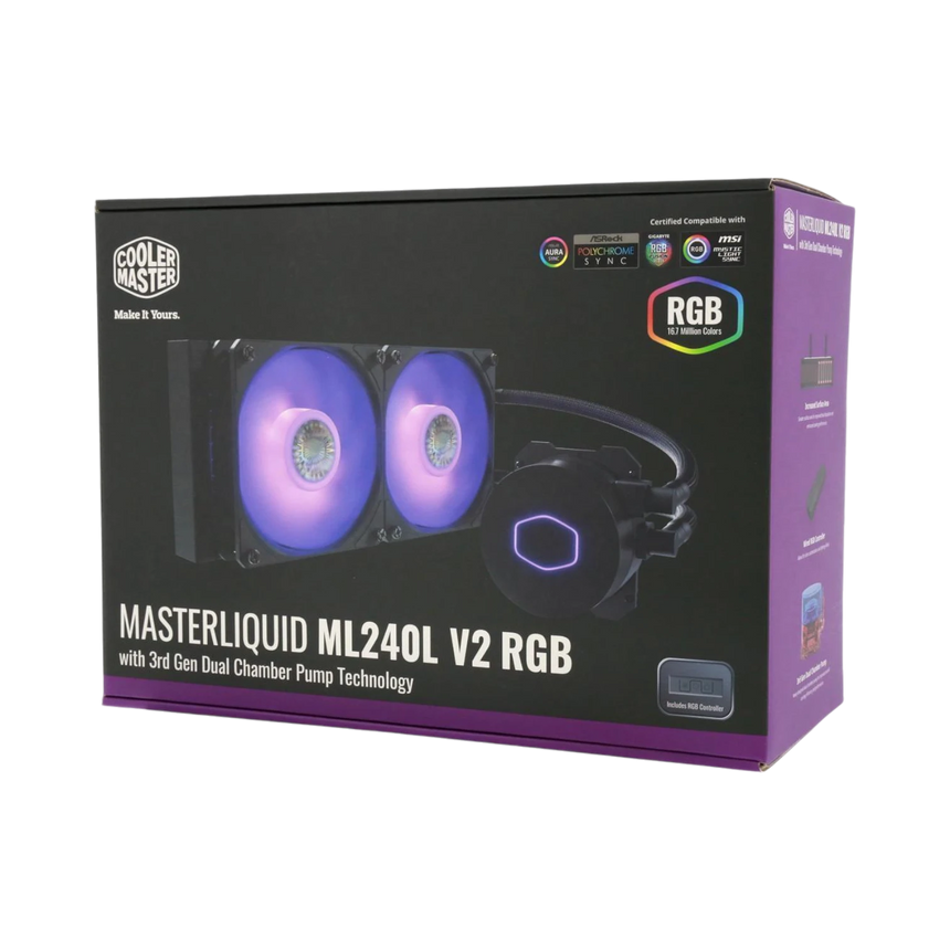 Cooler Master MasterLiquid ML240L V2 RGB CPU Liquid Cooler — Being Shipped
