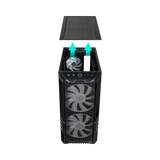 Cooler Master HAF 500 Mid-Tower Gaming Case (Black) — Being Shipped