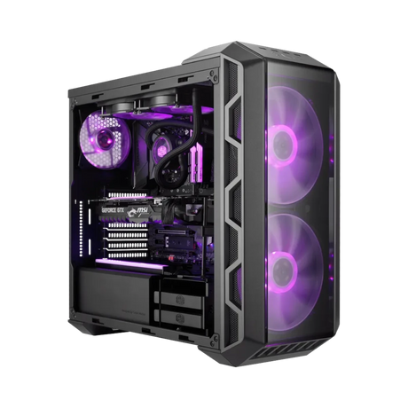 Cooler Master MasterCase H500 ATX Dual RGB Fans Mid-Tower Computer Case — Being Shipped