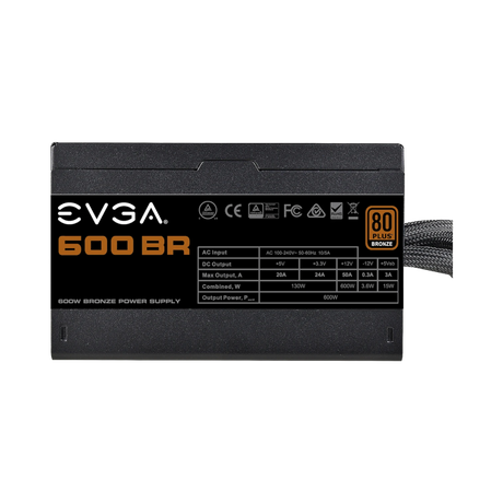 EVGA 600 BR 80 Plus Bronze 600W Power Supply — Being Shipped