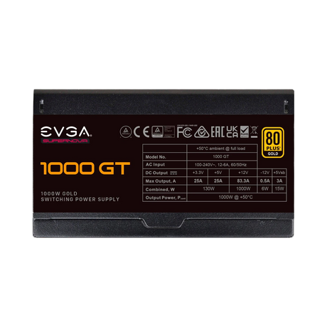 EVGA SuperNOVA 1000 GT 80 Plus Gold Fully Modular Power Supply — Being Shipped
