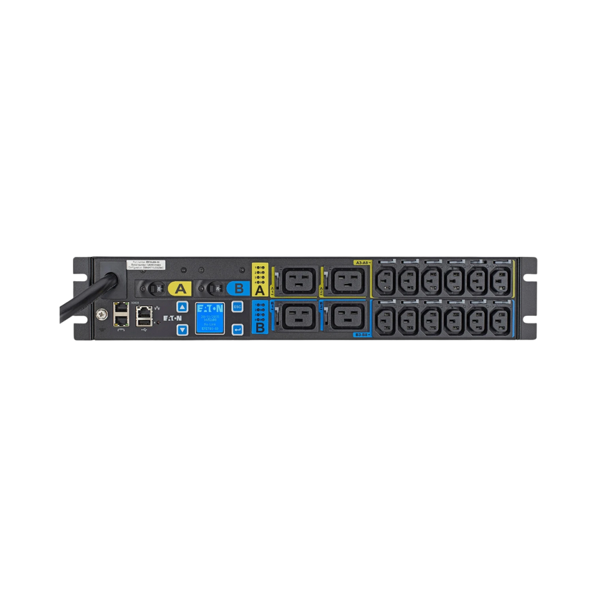 Eaton 24A 2U L6-30P Input (12) C13 (4) C19 Managed Rack Power Distribution Unit — Being Shipped